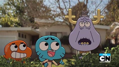 The Amazing World of Gumball (20112019) Carrie takes Gumball, Darwin and Anais to a real haunted house party on Halloween. . Amazing world of gumball neighbor